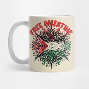 Free Palestine, Solidarity For Palestine Mug